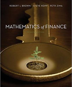 Test Bank for Mathematics of Finance 8th Editon