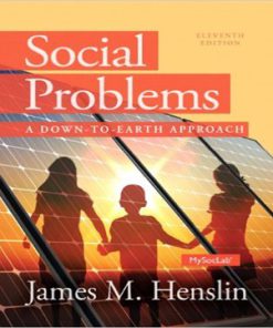 Social Problems A Down to Earth Approach 11th Edition Henslin Test Bank