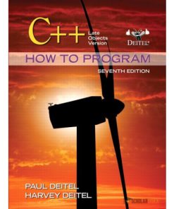 Test Bank for C++ How to Program: Late Objects Version, 7/E 7th Edition : 0132165414