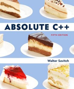 Solution Manual for Absolute C++, 5/E 5th Edition Walter Savitch