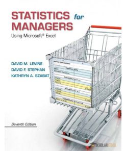 Test Bank for Statistics for Managers Using Microsoft Excel, 7/E 7th Edition : 0133130800