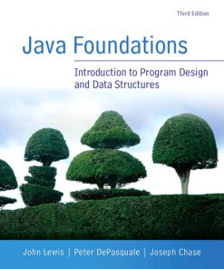 Test Bank for Java Foundations, 3/E 3rd Edition John Lewis, Peter DePasquale, Joe Chase