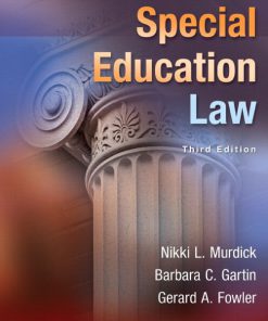 Test Bank For Special Education Law, Loose-Leaf Version with Pearson eText — Access Card Package, 3/E 3rd Edition