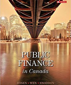 Solution Manual for Public Finance in Canada 5th Edition