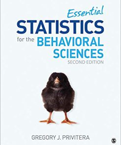 Test Bank for Essential Statistics for the Behavioral Sciences 2nd by Privitera