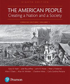 Test Bank For The American People: Creating a Nation and a Society: Concise Edition, Volume 1 (8th Edition) 8th Edition