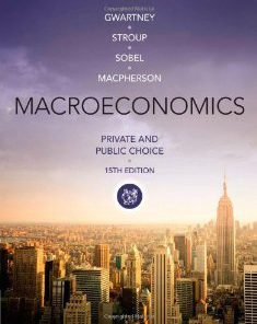 Test Bank for Macroeconomics Private and Public Choice 15th Edition James D Gwartney Download