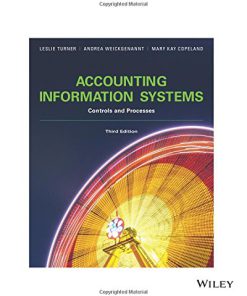 Test Bank For Accounting Information Systems: Controls and Processes, 3rd Edition: Controls and Processes