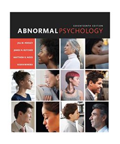 Test Bank For Abnormal Psychology (17th Edition) 17th Edition