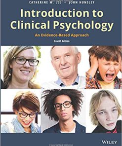 Test Bank for Introduction to Clinical Psychology, 4th Edition