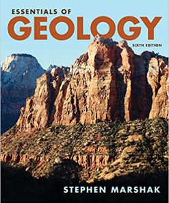 Solution Manual for Essentials of Geology 6th by Marshak