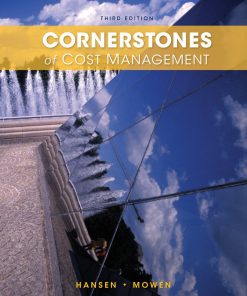 Solution manual for Cornerstones of Managerial Accounting Mowen Hansen Heitge 3rd edition