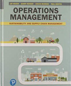 Test Bank for Operations Management Sustainability and Supply Chain Management 3rd Canadian by Heizer