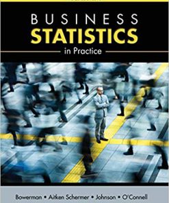 Test Bank for Business Statistics in Practice Third Canadian Edition