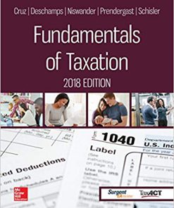 Test Bank for Fundamentals of Taxation 2018 Edition 11th Edition