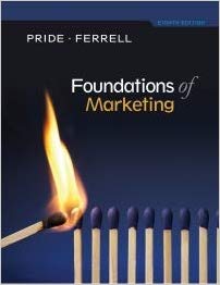 Test Bank for Foundations of Marketing 8th Edition