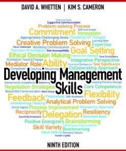 Solution Manual for Developing Management Skills 9th Edition Whetten   •