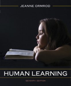 Test Bank for Human Learning 7th Edition Jeanne Ellis Ormrod