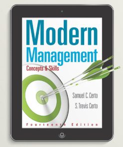 Test Bank for Modern Management: Concepts and Skills, 14th Edition, Samuel C. Certo, S. Trevis Certo