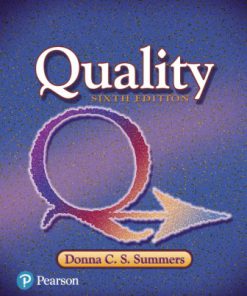 Solution Manual for Quality 6th Edition Summers