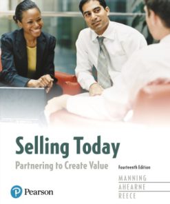 Test Bank for Selling Today: Partnering to Create Value, 14th Edition Gerald L. Manning