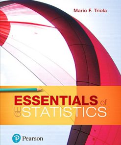 Test Bank for Essentials of Statistics, 6th Edition, Mario F. Triola