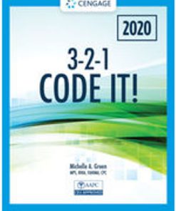 Solution Manual for 3-2-1 Code It!, 2020, 8th Edition, Michelle Green