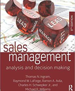 Test Bank for Sales Management 9th Edition by Ingram