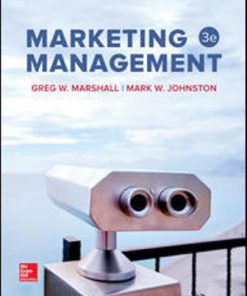 Test Bank for Marketing Management, 3rd Edition, Greg Marshall Mark Johnston