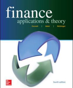 Test Bank for Finance: Applications and Theory, 4th Edition, Marcia Cornett, Troy Adair John Nofsinger