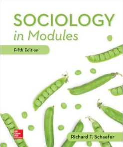 Test Bank for Sociology in Modules, 5th Edition Richard T. Schaefer