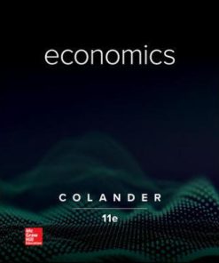 Solution Manual for Economics, 11th Edition David Colander