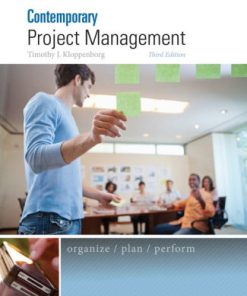 Solution Manual for Contemporary Project Management, 3rd Edition Timothy Kloppenborg