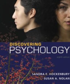 Test Bank for Discovering Psychology 8th Edition Hockenbury