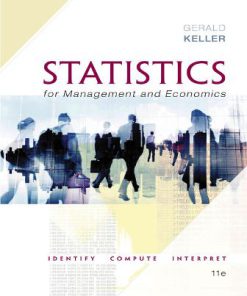 Test Bank for Statistics for Management and Economics, 11th Edition, Gerald Keller