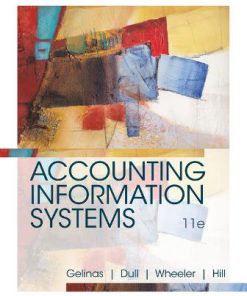 Test Bank for Accounting Information Systems 11th Edition Gelinas