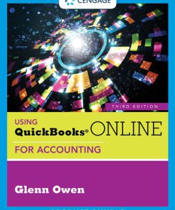 Solution Manual for Using QuickBooks® Online for Accounting, 3rd Edition, Glenn Owen