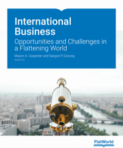 Solution Manual for International Business: Opportunities and Challenges in a Flattening World, Version: 3.0, By: Mason A. Carpenter, Sanjyot P. Dunung, ISBN: 9781453386842