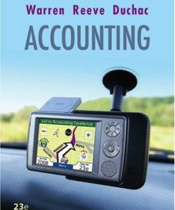 Accounting Warren 23rd Edition Solutions Manual