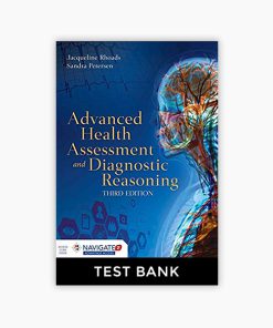 Advanced Health Assessment, Rhoads, 3rd Edition Test Bank