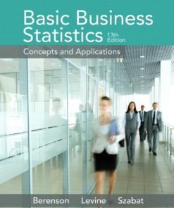 Basic Business Statistics Berenson 13th Edition Solutions Manual