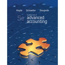 Solution Manual for McGraw-Hill Connect Resources for Hoyle, Fundamentals of Advanced Accounting, 5e