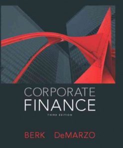 Corporate Finance Berk 3rd Edition Solutions Manual