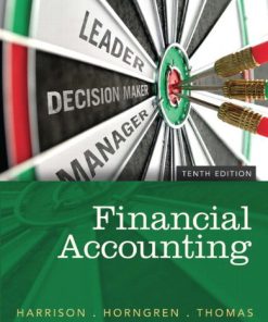 Financial Accounting Harrison 10th Edition Solutions Manual