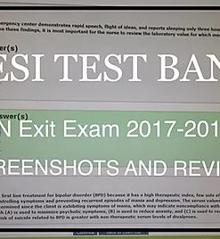 Hesi Exit Exam RN 2017-2018 Most Recent – Updated