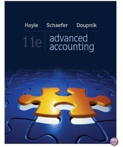 Solution Manual for Advanced Accounting 11th Edition by Hoyle