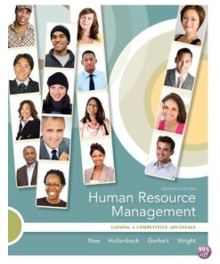 Test Bank for Human Resource Management Gaining a Competitive Advantage 7th Edition by Noe