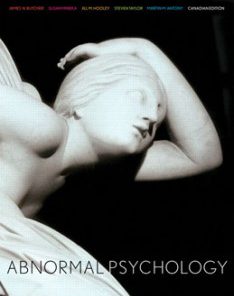 Test Bank for Abnormal Psychology, 1st Canadian Edition: Butcher