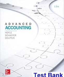 Advanced Accounting 13th Edition Hoyle Test Bank