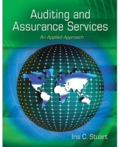 Test Bank for Auditing and Assurance Services, 1st Edition: Iris Stuart